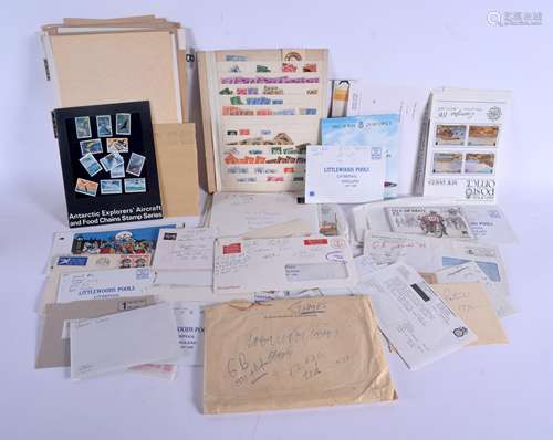 ASSORTED STAMPS & EPHEMERA including Great Britain etc. (qty)