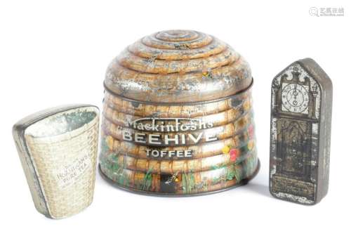 A MACKINTOSH'S 'BEEHIVE' TOFFEE TIN FIRST HALF 20T…