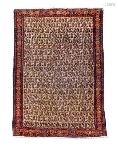 A SENNEH BOTEH RUG NORTH WEST PERSIA, EARLY 20TH C…
