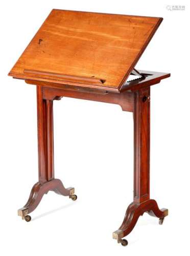 A GEORGE IV MAHOGANY READING TABLE ATTRIBUTED TO G…