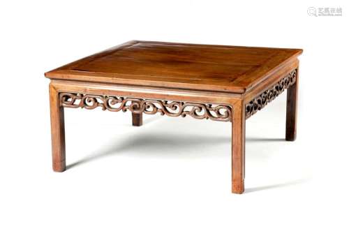 A CHINESE PADOUK KANG TABLE LATE 19TH CENTURY the …