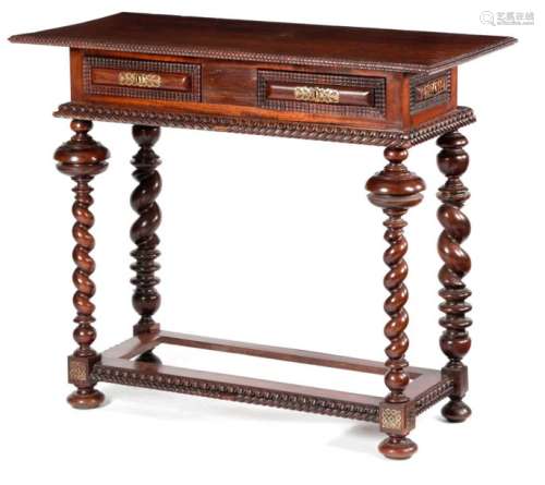 Λ A PORTUGUESE ROSEWOOD SIDE TABLE IN 17TH CENTURY…