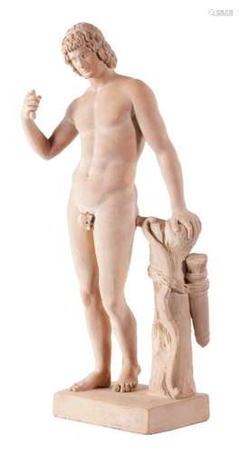 A TERRACOTTA GRAND TOUR FIGURE OF APOLLO ITALIAN, …