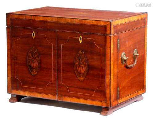 A GEORGE III MAHOGANY APOTHECARY'S CABINET EARLY 1…