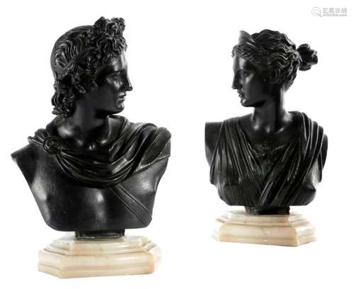 AFTER THE ANTIQUE. A PAIR OF ITALIAN BRONZE GRAND …