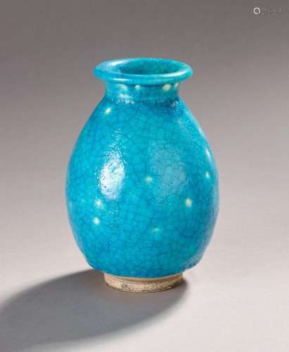 René BUTHAUD (1886 1986) Vase à col en céramique à…