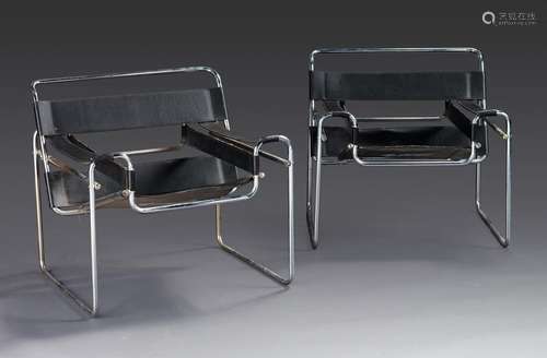 Marcel BREUER, d'après Suite de 6 fauteuils modèle…