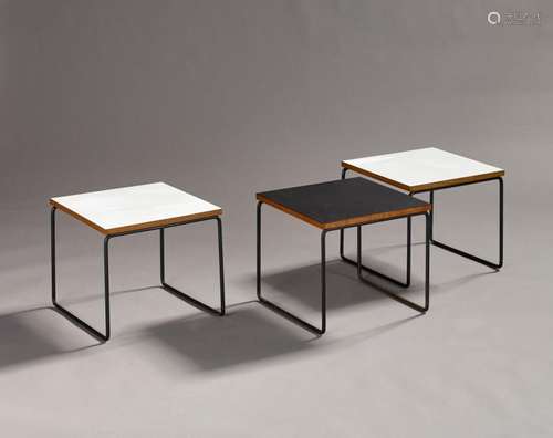 Pierre GUARICHE (1926 1995) Trois tables 