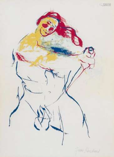 Jean ROULLAND (1931) « Femme » Gouache signée en b…