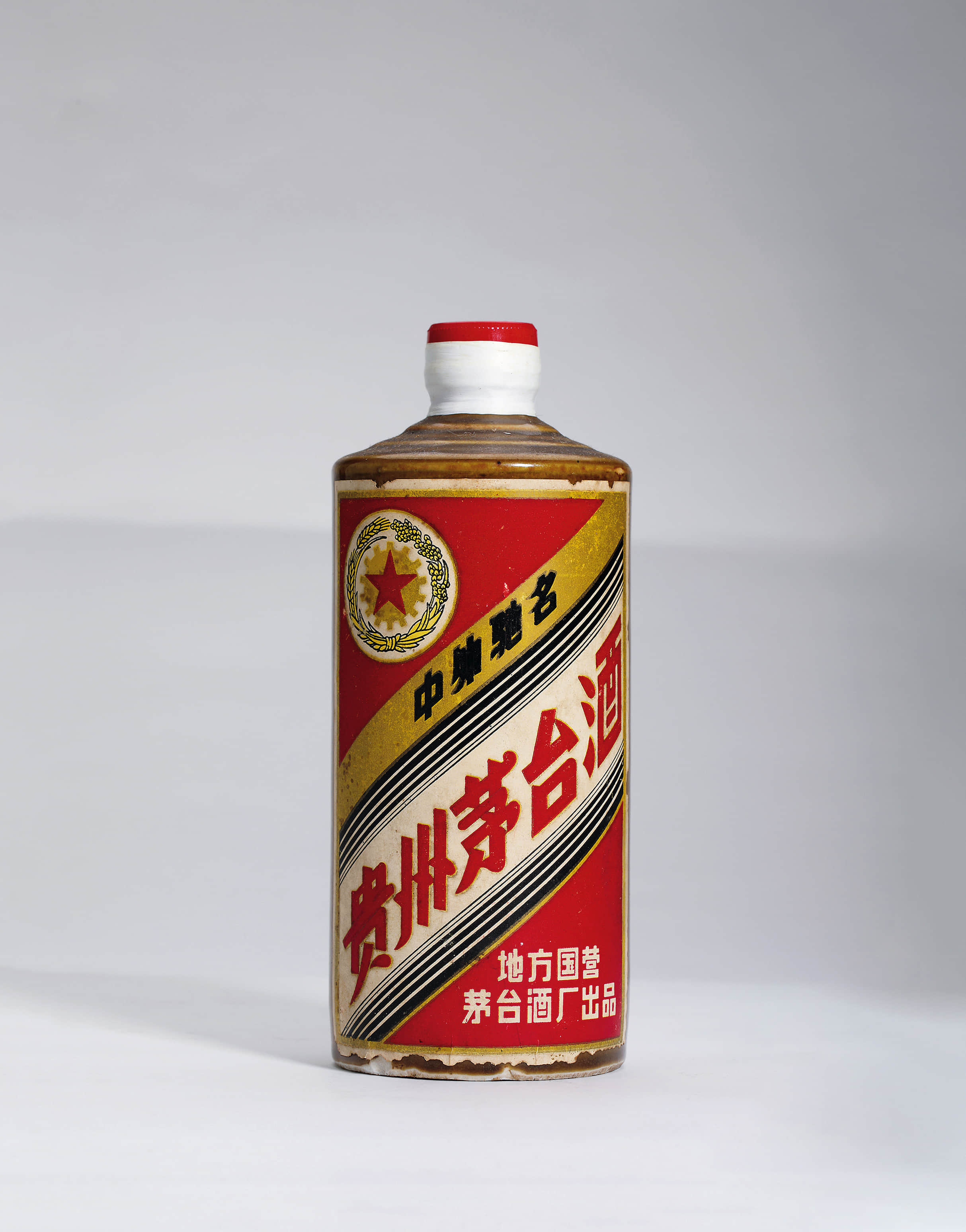 80年代初期五星牌贵州茅台酒五星黄酱