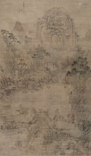 文徵明（1470～1559） 山水 立轴 纸本