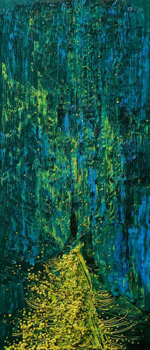 b.1973 羊立 湿润的梦境 布面油画