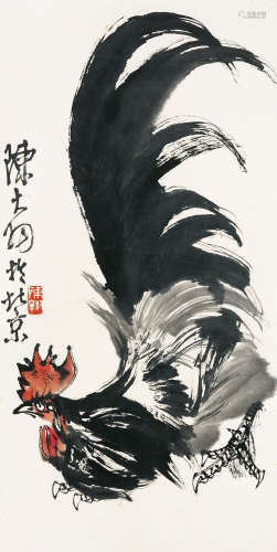 1912～2001 陈大羽 大吉图 设色纸本 立轴