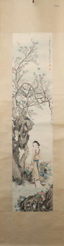 A Huang shanshou's figure painting