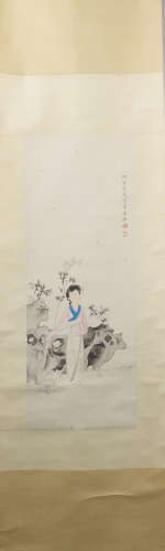 A Chen shaomei's figure painting