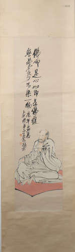 A Wang zhen's figure painting