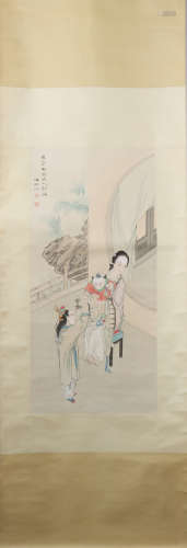 A Tang yifen's figure painting