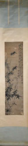 A Zheng banqiao's bamboo painting