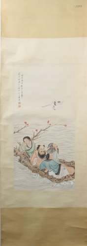A Lian xi's figure painting