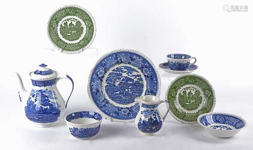 An extensive Adams 'English Real Ironstone' dinner service in the 'English Scenic' pattern