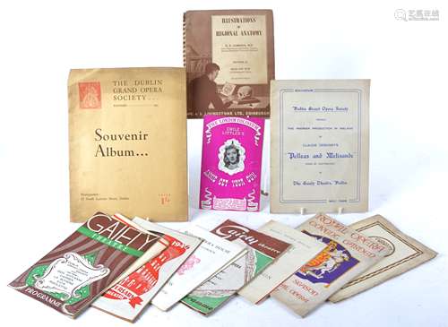 A small quantity of predominantly musical performance related ephemera to include a 'Royal Opera