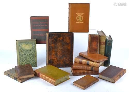 A quantity of antiquarian books to include a Georgian poetical volume 'Shipwreck a poem in three