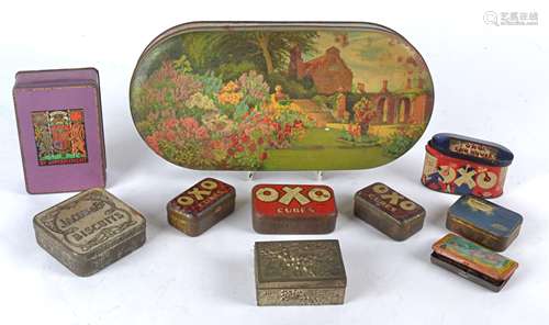 An early 20th Century Oxo box the 'Oxo Zoo House' without contents, 5cm x 8cm x 4cm, together with a