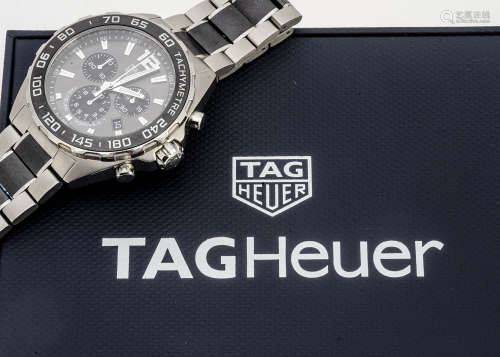 A modern Tag Heuer Formula 1 quartz stainless steel gentleman's wristwatch, 44mm, ref. CAZ1011, with