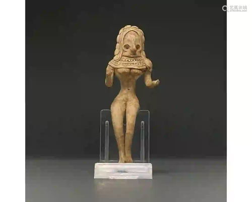 INDUS VALLEY POTTERY FERTILITY IDOL FIGURE