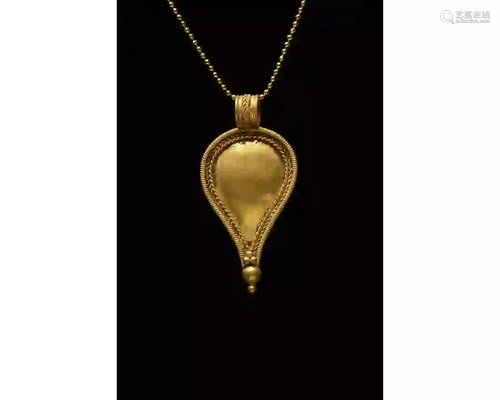 ROMAN GOLD PENDANT