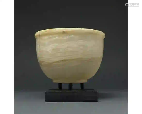 BACTRIAN ALABASTER VESSEL