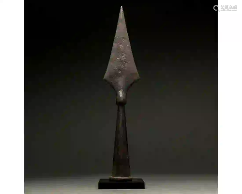 CRUSADER PERIOD IRON SPEARHEAD