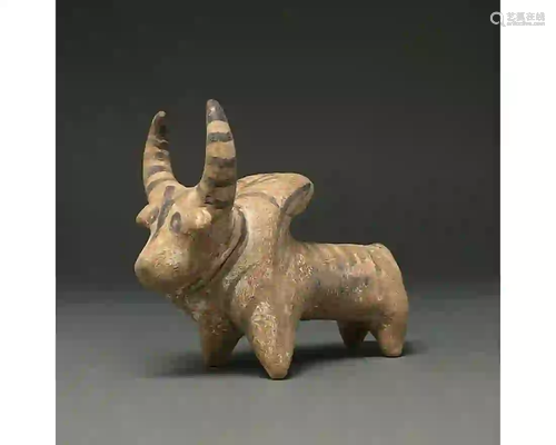 INDUS VALLEY POTTERY PAINTED BULL