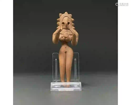 INDUS VALLEY POTTERY FERTILITY IDOL FIGURE