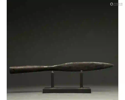 ROMAN IRON SOCKETED SPEAR HEAD