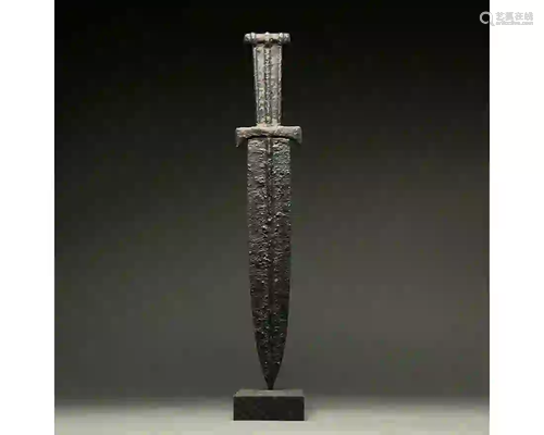 HELLENISTIC PERIOD IRON SWORD WITH HANDLE