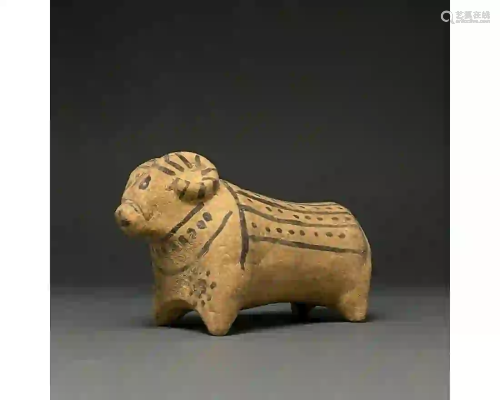 INDUS VALLEY POTTERY PAINTED RAM