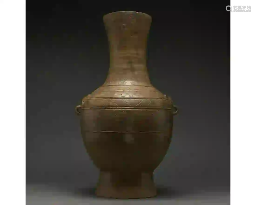 LARGE HAN DYNASTY POTTERY VESSEL - TL TESTED