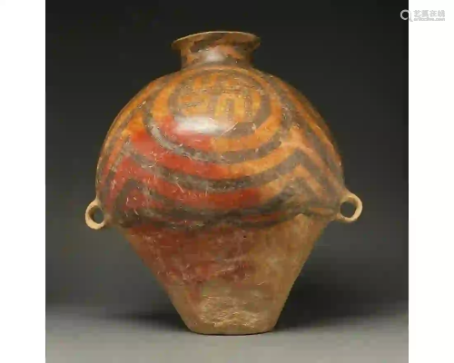 CHINA, NEOLITHIC PAINTED POT - TL TESTED