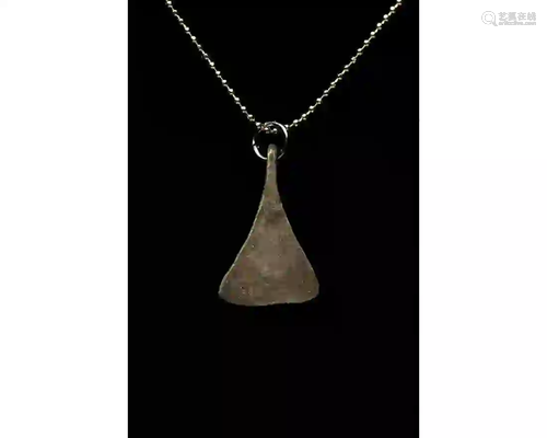 VIKING SILVER AXE PENDANT