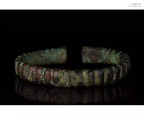 BRONZE AGE DECORATED BRACELET