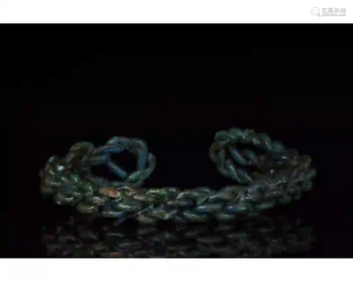 VIKING TWISTED BRONZE BRACELET