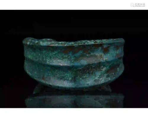 BRONZE AGE COILED BRACELET - SUPERB PATINA