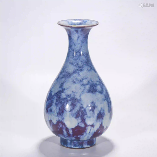 CHINESE TRANSMUTATION GLAZE PORCELAIN YUHUCHUN VASE