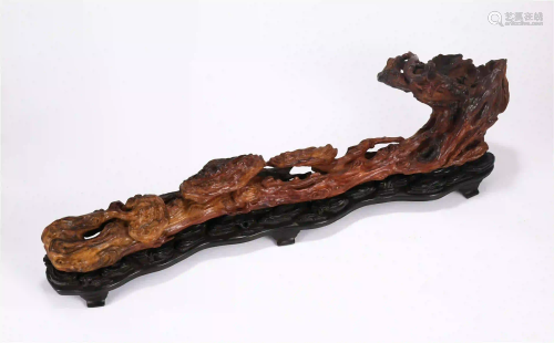 CHINESE HUANGHUALI WOOD NATURAL DESIGN RUYI