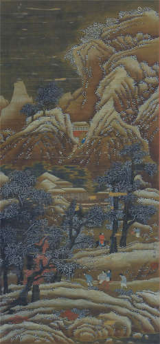 CHINESE PAINTING OF LANDSCAPE AND FIGURES