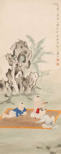 CHINESE PAINTING OF CHILDREN-AT-PLAY