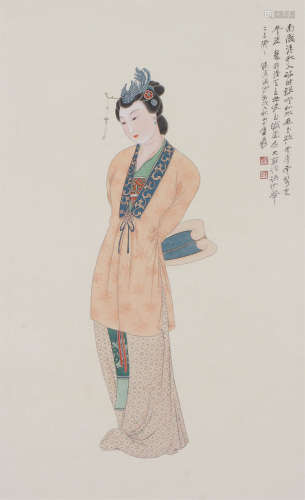 CHINESE PAINTING OF A ELEGANT LADY
