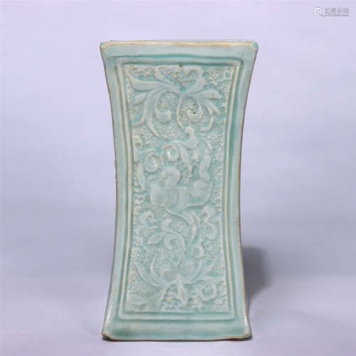 CHINESE HUTIAN WARE FLOWER PATTERNS PORCELAIN PILLOW