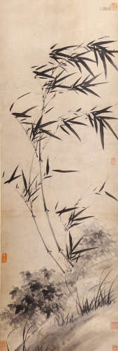 CHINESE INK PAINTING OF BAMBOOS